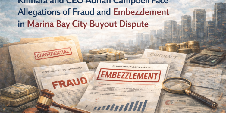 Kinnara and CEO Adrian Campbell Face Allegations of Fraud and Embezzlement in Marina Bay City Buyout Dispute