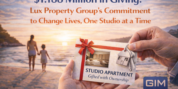 .188 Million in Giving: Lux Property Group’s 2026 Commitment to Change Lives, One Studio at a Time